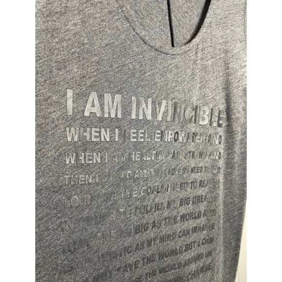 Norma Kamali I am Invincible Gray Tank Top Womens Size XS - Picture 2 of 9